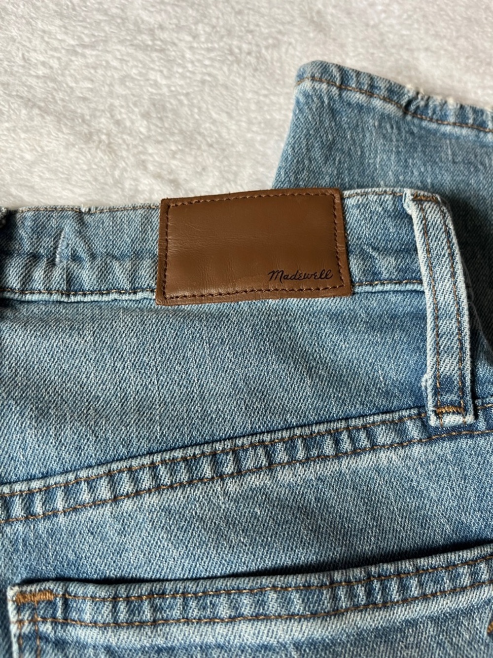 Madewell Light Blue Straight-Leg Jeans - Picture 2 of 12